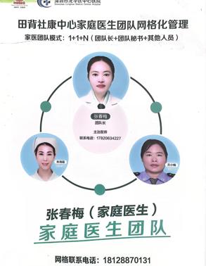张春梅家医团队